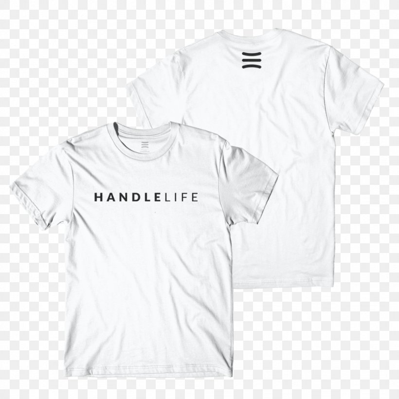 T-shirt Sleeve Clothing Crew Neck, PNG, 1024x1024px, Tshirt, Active Shirt, Black And White, Brand, Clothing Download Free
