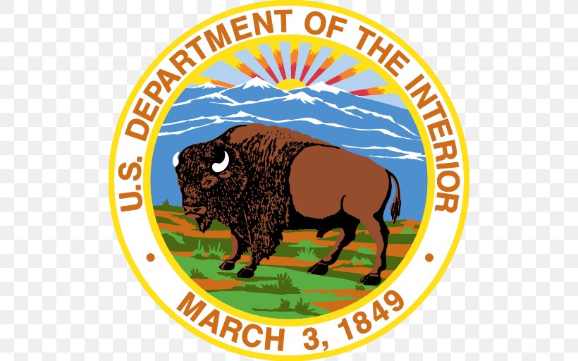 United States Department Of The Interior United States Secretary Of The Interior Federal Government Of The United States Bureau Of Land Management National Park Service, PNG, 512x512px, Bureau Of Land Management, Area, Brand, Bull, Bureau Of Indian Affairs Download Free