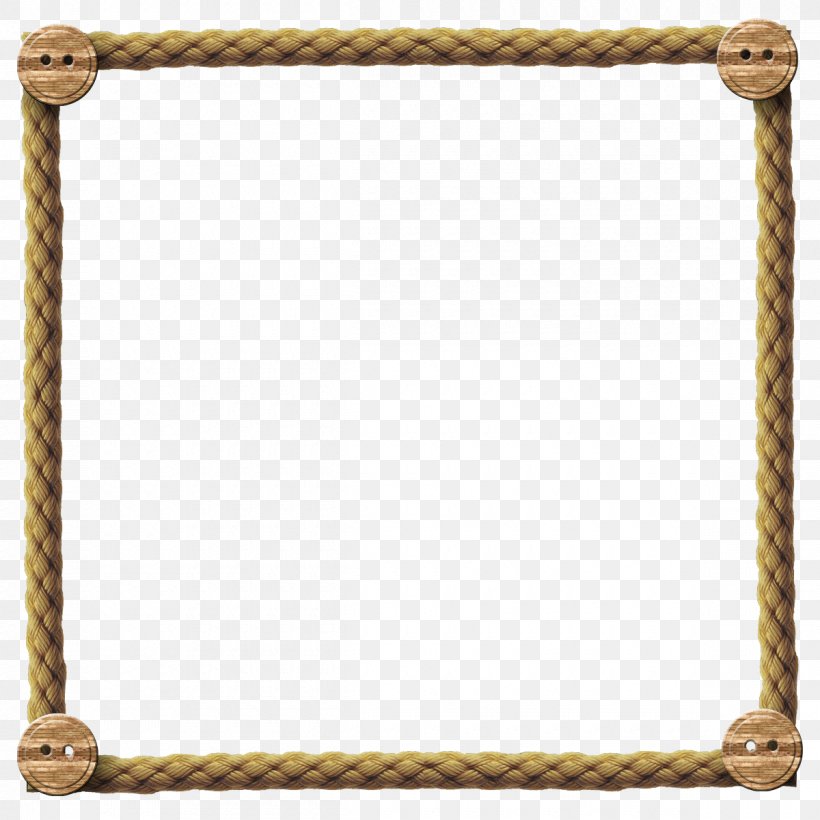 Borders And Frames Rope Picture Frames Clip Art, PNG, 1200x1200px, Borders And Frames, Body Jewelry, Chain, Craft, Digital Scrapbooking Download Free