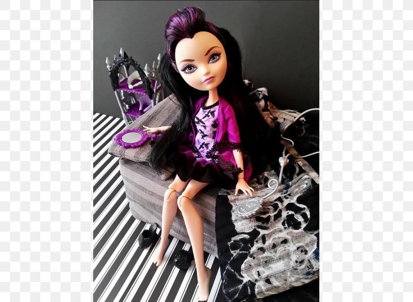 Doll Ever After High Queen Party Barbie, PNG, 600x600px, Doll, Ball, Barbie, Birthday, Black Hair Download Free