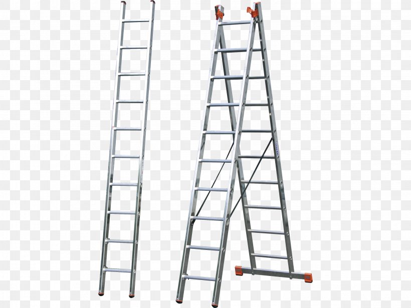 Ladder Aluminium Stairs Height KRAUSE-Werk Krause STABILO, PNG, 2961x2221px, Ladder, Aluminium, Height, Horizontal Plane, Laborer Download Free