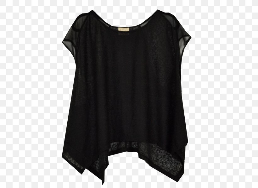 Sleeve T-shirt Shoulder Blouse Transparencia, PNG, 600x600px, Sleeve, Black, Blouse, Clothing, Collar Download Free