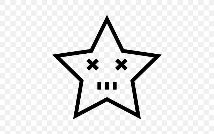 Star Polygons In Art And Culture Five-pointed Star, PNG, 512x512px, Star, Area, Black And White, Fivepointed Star, Line Art Download Free