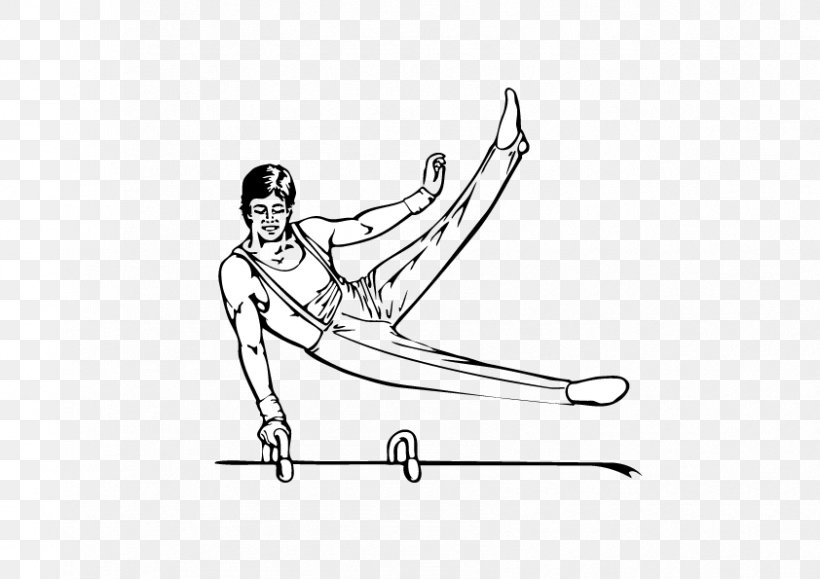 2016 Summer Olympics Euclidean Vector Gymnastics, PNG, 842x595px, Gymnastics, Animation, Area, Arm, Art Download Free
