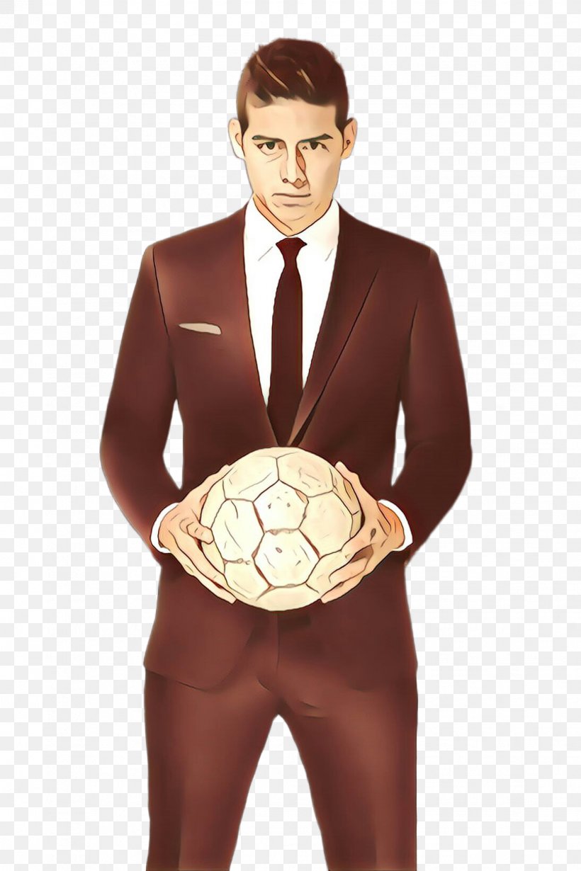 Brown Muscle Football Suit Formal Wear, PNG, 1632x2448px, Cartoon, Brown, Football, Formal Wear, Gentleman Download Free