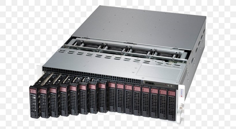Computer Servers Super Micro Computer, Inc. Xeon Rack Unit 19-inch Rack, PNG, 644x449px, 19inch Rack, Computer Servers, Broadberry Data Systems, Cloud Computing, Computer Data Storage Download Free