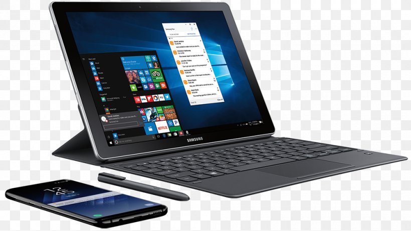 Samsung Galaxy Book Laptop Microsoft Surface 2-in-1 PC, PNG, 1000x563px, 2in1 Pc, Samsung Galaxy Book, Computer, Computer Accessory, Computer Hardware Download Free