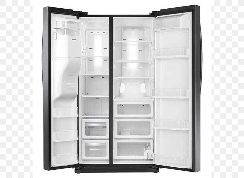 Samsung RS25H5111 Refrigerator Samsung RS265TD Ice Makers, PNG, 800x600px, Samsung, Cubic Foot, Energy Conservation, Energy Star, Freezers Download Free