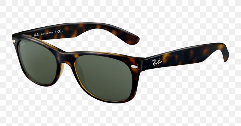 Ray-Ban New Wayfarer Classic Ray-Ban Wayfarer Ease Sunglasses, PNG, 760x430px, Rayban New Wayfarer Classic, Brown, Eyewear, Glasses, Goggles Download Free