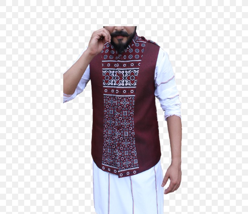 Sleeve T-shirt Waistcoat Ajrak Gilets, PNG, 550x707px, Sleeve, Ajrak, Clothing, Coat, Collar Download Free