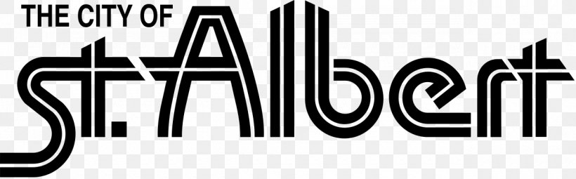 St. Albert Logo Brand Font, PNG, 1280x399px, St Albert, Black And White, Brand, Logo, Monochrome Download Free