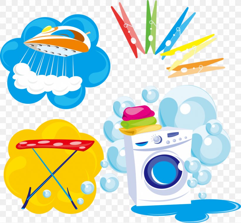 Washing Machine Laundry Clothes Iron Clothing, PNG, 898x834px, Washing Machines, Area, Artwork, Clip Art, Clothes Iron Download Free