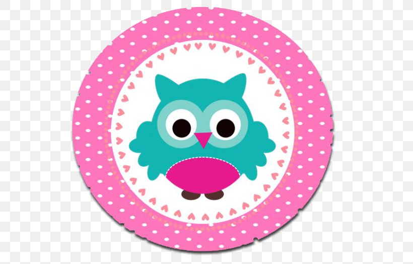 Cupcake Owl Party Baby Shower Clip Art, PNG, 598x524px, Cupcake, Area, Baby Shower, Birthday, Green Download Free