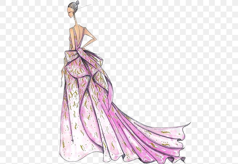 Designer Dress Illustration, PNG, 564x564px, Watercolor, Cartoon, Flower, Frame, Heart Download Free