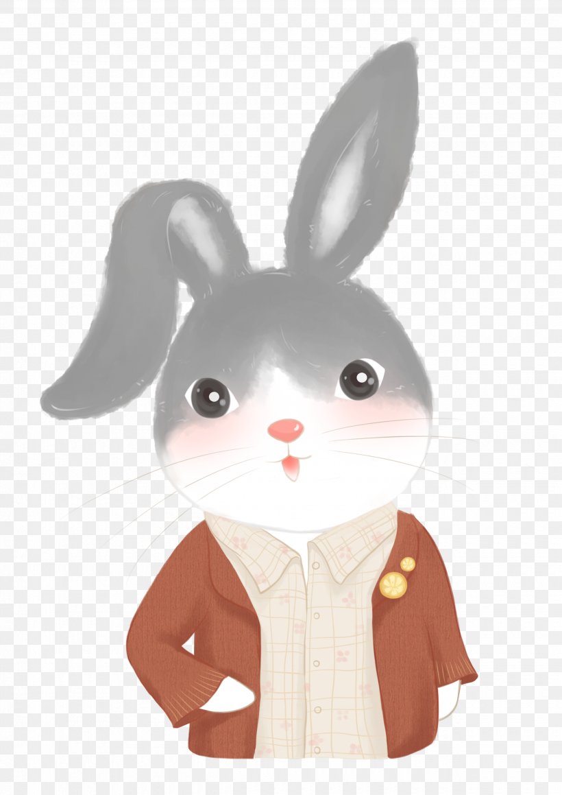 Domestic Rabbit Hare Easter Bunny Illustration, PNG, 2480x3507px, Domestic Rabbit, Child, China, Creative Work, Designer Download Free