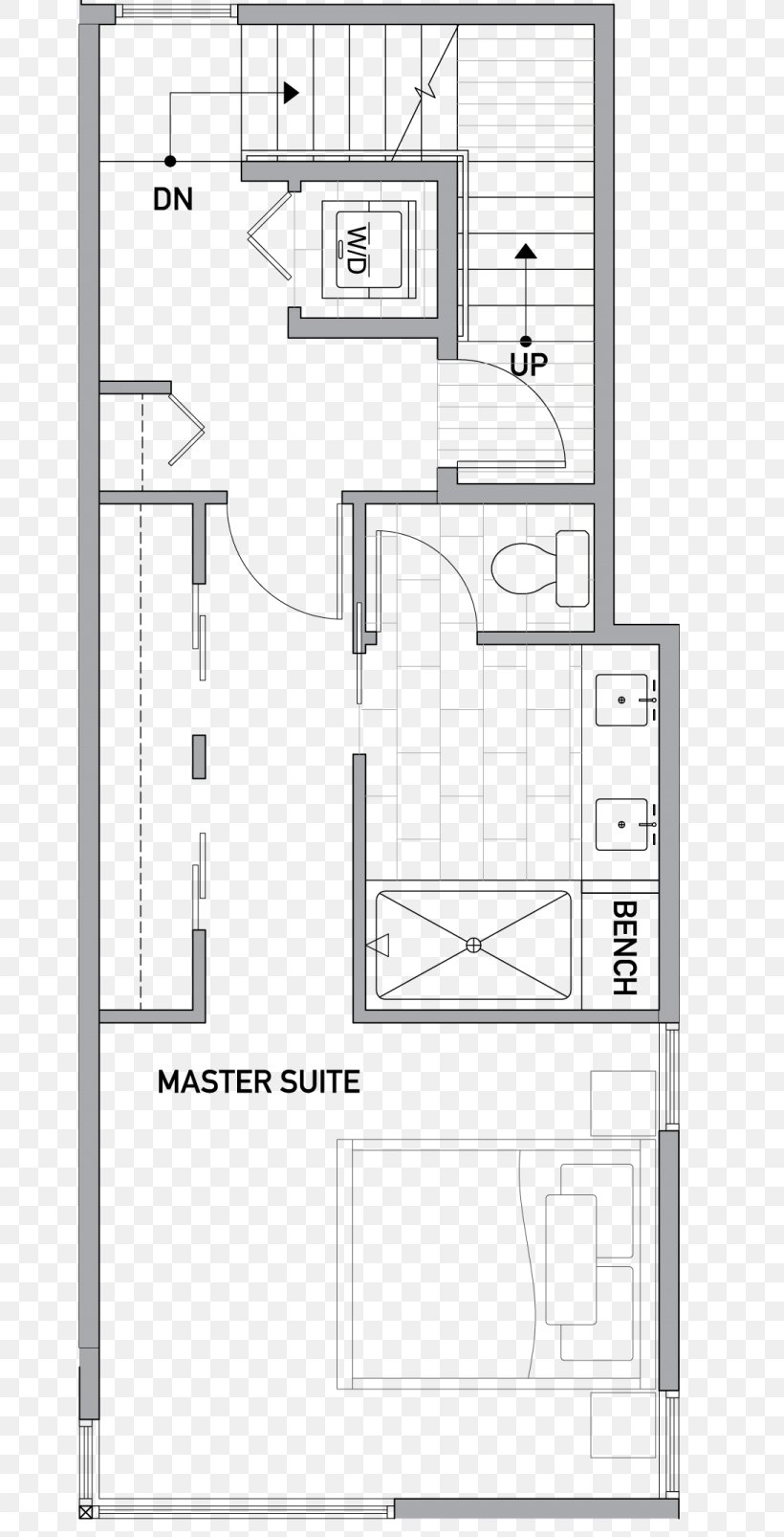 Floor Plan Architecture, PNG, 750x1606px, Floor Plan, Architecture, Area, Bed, Black And White Download Free