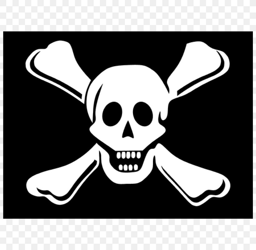 Jolly Roger Flown Flag Piracy Pirat, PNG, 800x800px, Jolly Roger, Anne Bonny, Bartholomew Roberts, Black And White, Bone Download Free