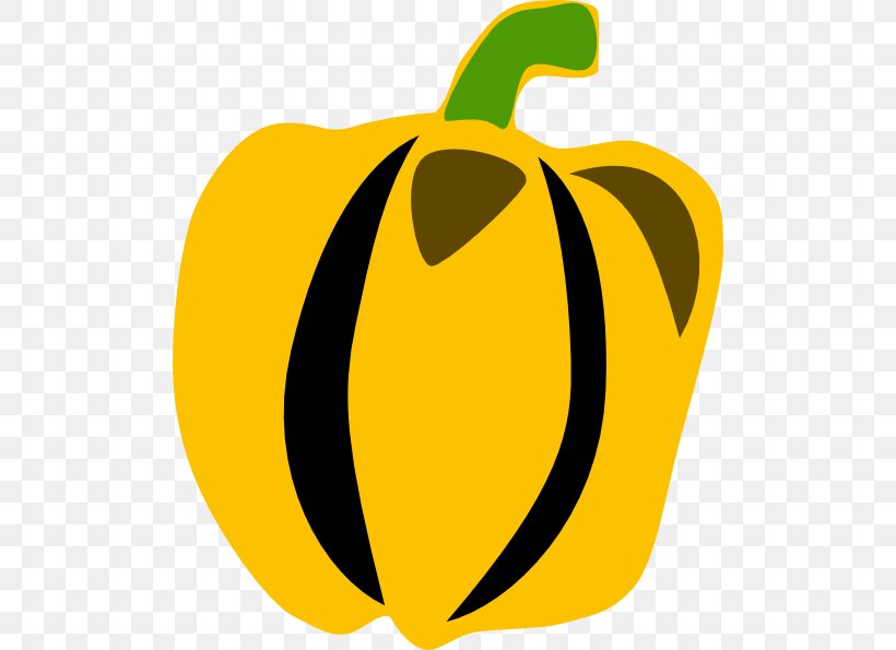 Pumpkin Calabaza Bell Pepper Vegetable Clip Art, PNG, 504x595px, Pumpkin, Apple, Bell Pepper, Black Pepper, Calabaza Download Free