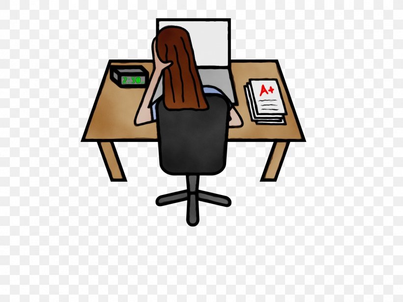 School Desk, PNG, 1501x1126px, Watercolor, Cartoon, Chair, Desk, Film Download Free