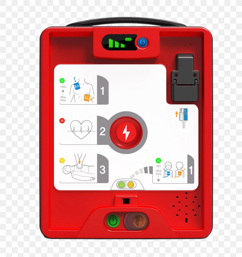 Automated External Defibrillators Defibrillation Cardiac Arrest Heart Cardiology, PNG, 1392x1482px, Automated External Defibrillators, Cardiac Arrest, Cardiac Muscle, Cardiology, Defibrillation Download Free