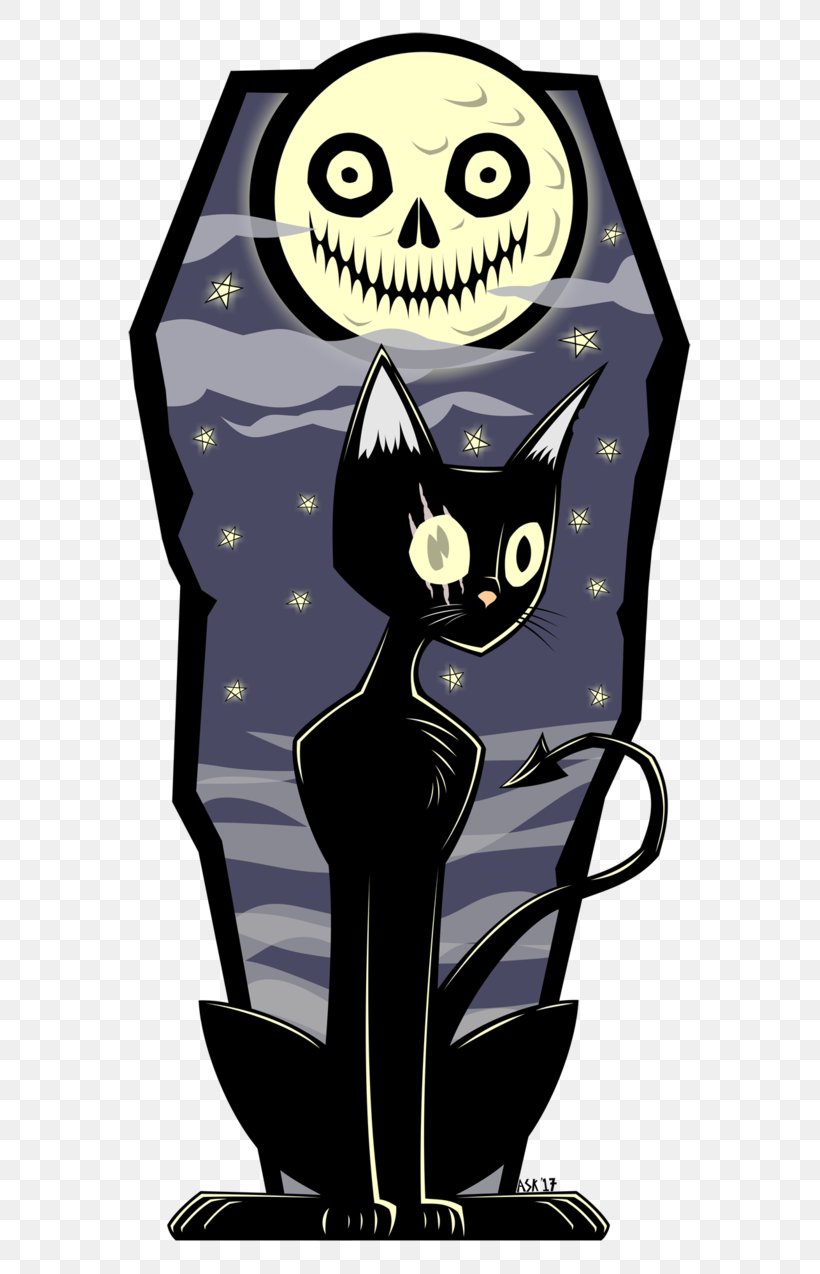 Cat Illustration Clip Art Legendary Creature Black M, PNG, 627x1274px, Cat, Art, Black, Black M, Cartoon Download Free
