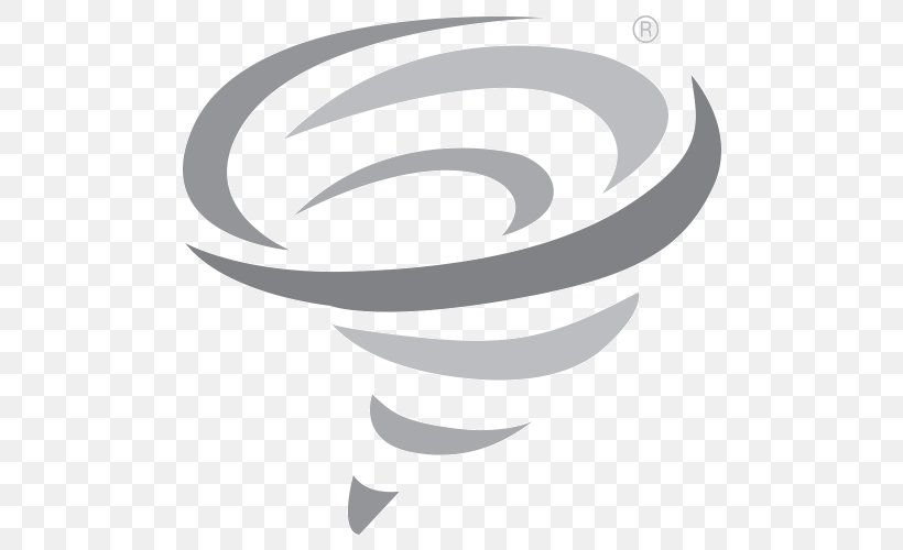 Tornado Alley Whirlwind Tropical Cyclone, PNG, 500x500px, Tornado, Black And White, Logo, Spiral, Storm Download Free