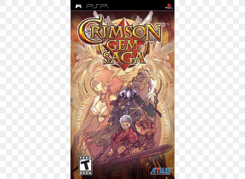 Crimson Gem Saga PlayStation Portable Video Game Role-playing Game, PNG, 600x600px, Playstation, Action Figure, Game, Japanese Roleplaying Game, Pc Game Download Free