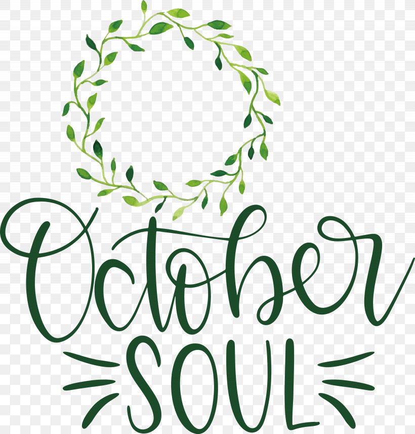 October Soul October, PNG, 2870x3000px, October, Floral Design, Flower, Leaf, Logo Download Free