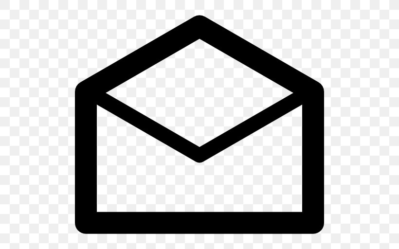 Envelope Mail, PNG, 512x512px, Symbol, Area, Black And White, Email, Envelope Download Free