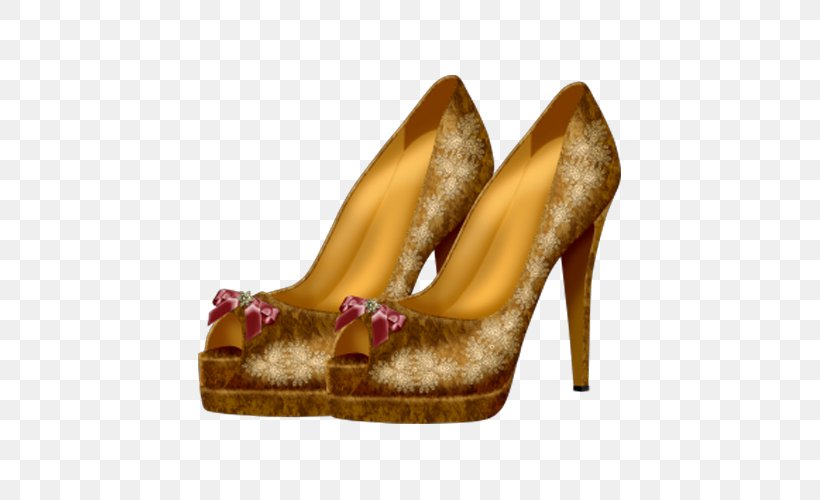 Shoe High-heeled Footwear Sandal, PNG, 500x500px, Shoe, Basic Pump, Blog, Bow Tie, Brown Download Free