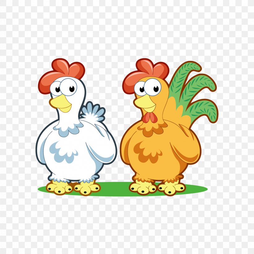 Chicken Cartoon Rooster, PNG, 1181x1181px, Chicken, Art, Beak, Bird, Cartoon Download Free