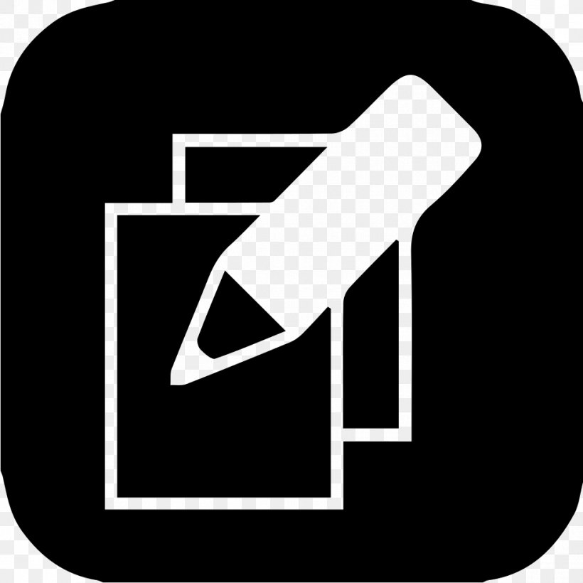 Paper Pens Vector Graphics Pencil, PNG, 981x981px, Paper, Black, Black And White, Clipboard, Document Download Free