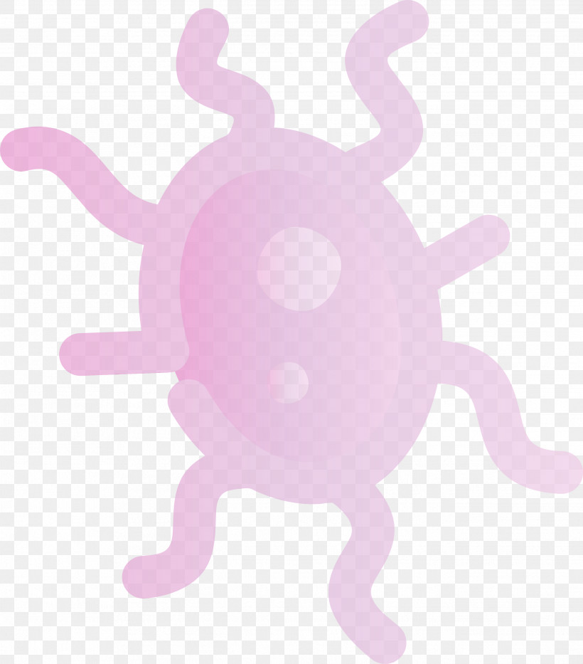 Pink Violet Purple Magenta Sticker, PNG, 2636x3000px, Bacteria, Animation, Germs, Logo, Magenta Download Free