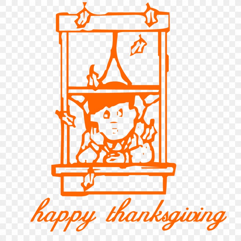 2018 Thanksgiving, PNG, 1000x1000px, Window, Area, Orange, Rectangle, Text Download Free