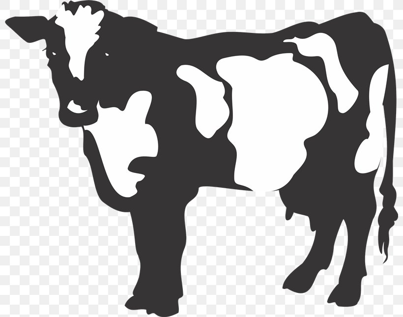 Dairy Cattle Holando-Argentino Panda Cow Ox Animaatio, PNG, 800x645px, Dairy Cattle, Animaatio, Black And White, Cattle, Cattle Like Mammal Download Free