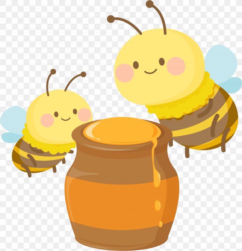 Honey Food Sugar Substitute Lemonade Sweetness, PNG, 3711x3840px, Honey, Bee, Copyrightfree, Food, Fruit Download Free