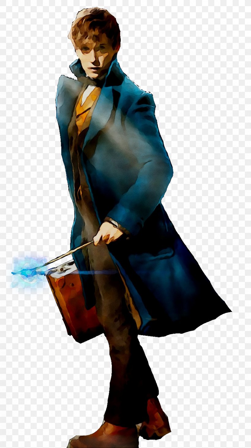Newt Scamander Fantastic Beasts And Where To Find Them Queenie Goldstein J. K. Rowling, PNG, 844x1505px, Newt Scamander, Art, Costume, Eddie Redmayne, Electric Blue Download Free