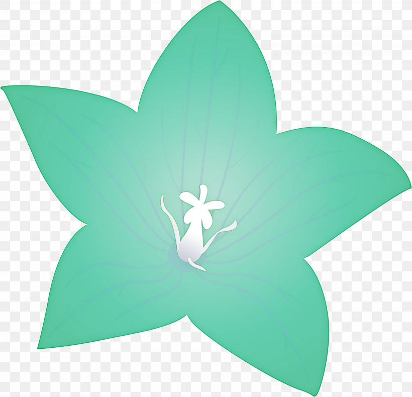 Balloon Flower, PNG, 3000x2892px, Balloon Flower, Flower, Geometry, Green, Leaf Download Free