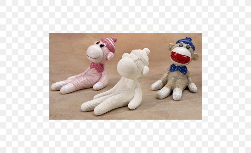 Sock Monkey Ceramic Pottery Stuffed Animals & Cuddly Toys, PNG, 500x500px, Sock Monkey, Art, Bisque Porcelain, Ceramic, Ceramic Art Download Free
