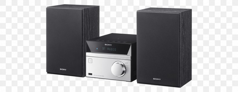 Audio System Sony CMT-SBT20 AUX High Fidelity Home Audio, PNG, 2028x792px, High Fidelity, Audio, Audio Equipment, Bluetooth, Compact Disc Download Free