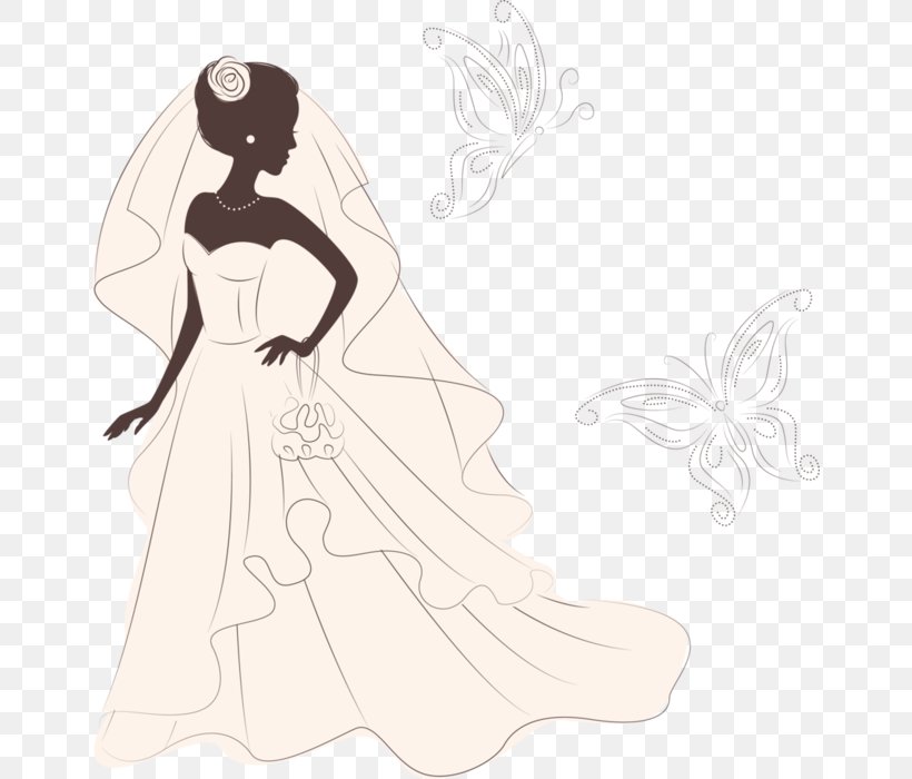 Bridegroom Illustration Wedding Dress, PNG, 654x700px, Watercolor, Cartoon, Flower, Frame, Heart Download Free