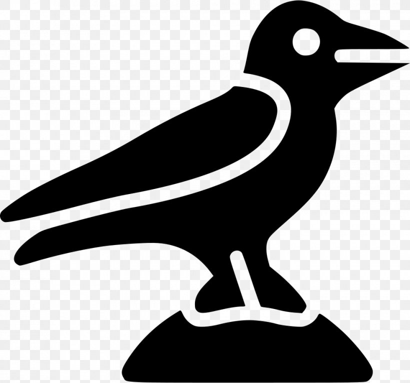 Common Raven Bird Clip Art, PNG, 980x916px, Common Raven, Artwork, Beak, Bird, Black And White Download Free