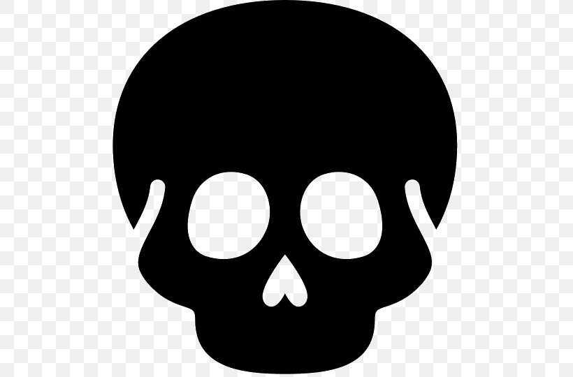 Skull Bone, PNG, 540x540px, Skull, Black, Black And White, Bone, Brain Download Free