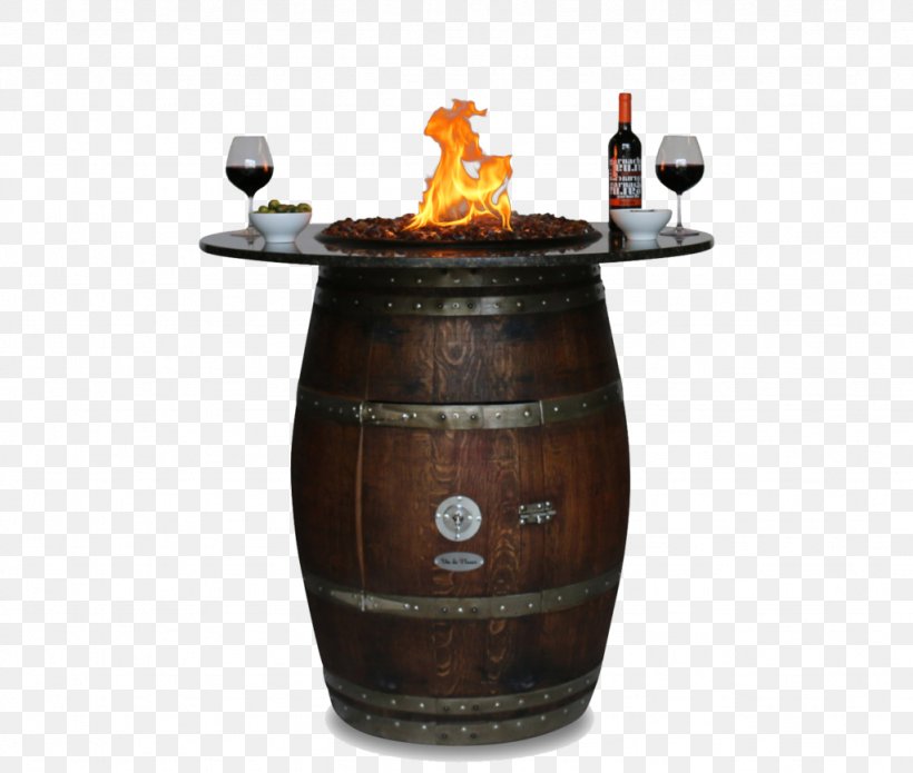 Table Fire Pit Wine Garden Furniture Fire Glass Png 1024x869px