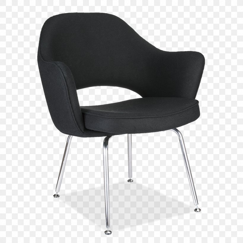 Womb Chair Eames Lounge Chair Office & Desk Chairs Table, PNG, 1024x1024px, Womb Chair, Armrest, Black, Chair, Charles And Ray Eames Download Free