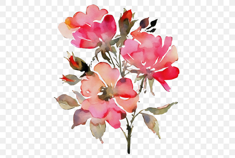 Artificial Flower, PNG, 466x550px, Watercolor, Artificial Flower, Blossom, Branch, Cut Flowers Download Free