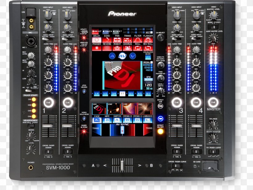 SVM-1000 Pioneer DJ Audio Mixers DJM DJ Mixer, PNG, 1024x768px, Pioneer Dj, Audio, Audio Equipment, Audio Mixers, Cdj Download Free