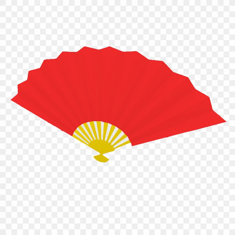 Hand Fan Icon, PNG, 1200x1200px, Hand Fan, Red, Yellow Download Free