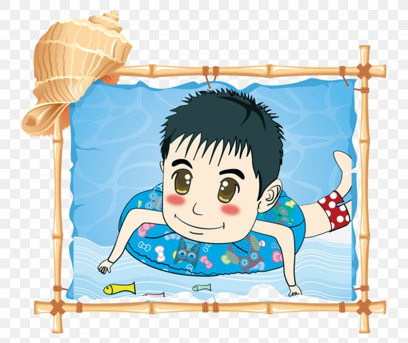 Swimming, PNG, 1222x1029px, Swimming, Art, Blue, Cartoon, Child Download Free