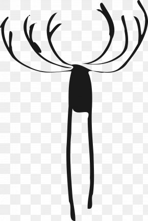 Deer - Clip Art Moose Deer Openclipart Image PNG